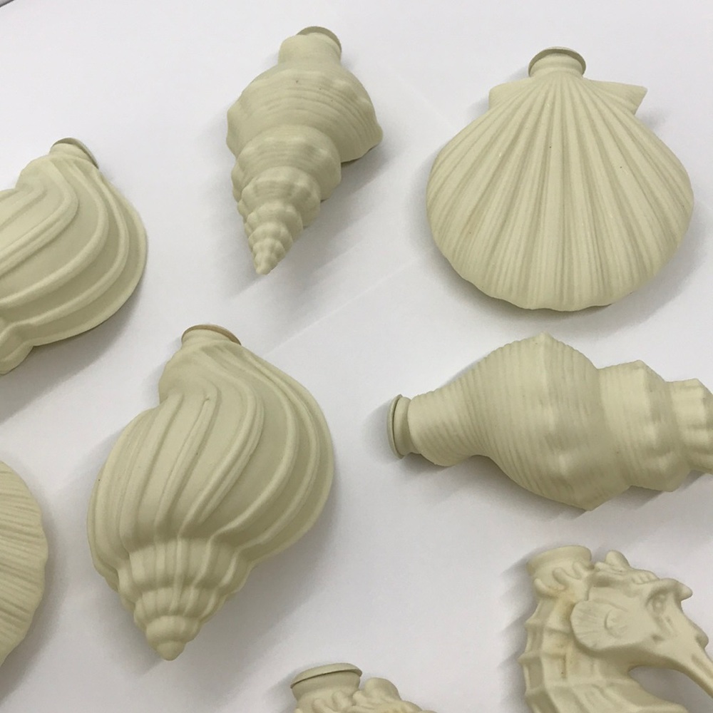 Vintage Old World Christmas Seashell Light Covers - Picture 4 of 6